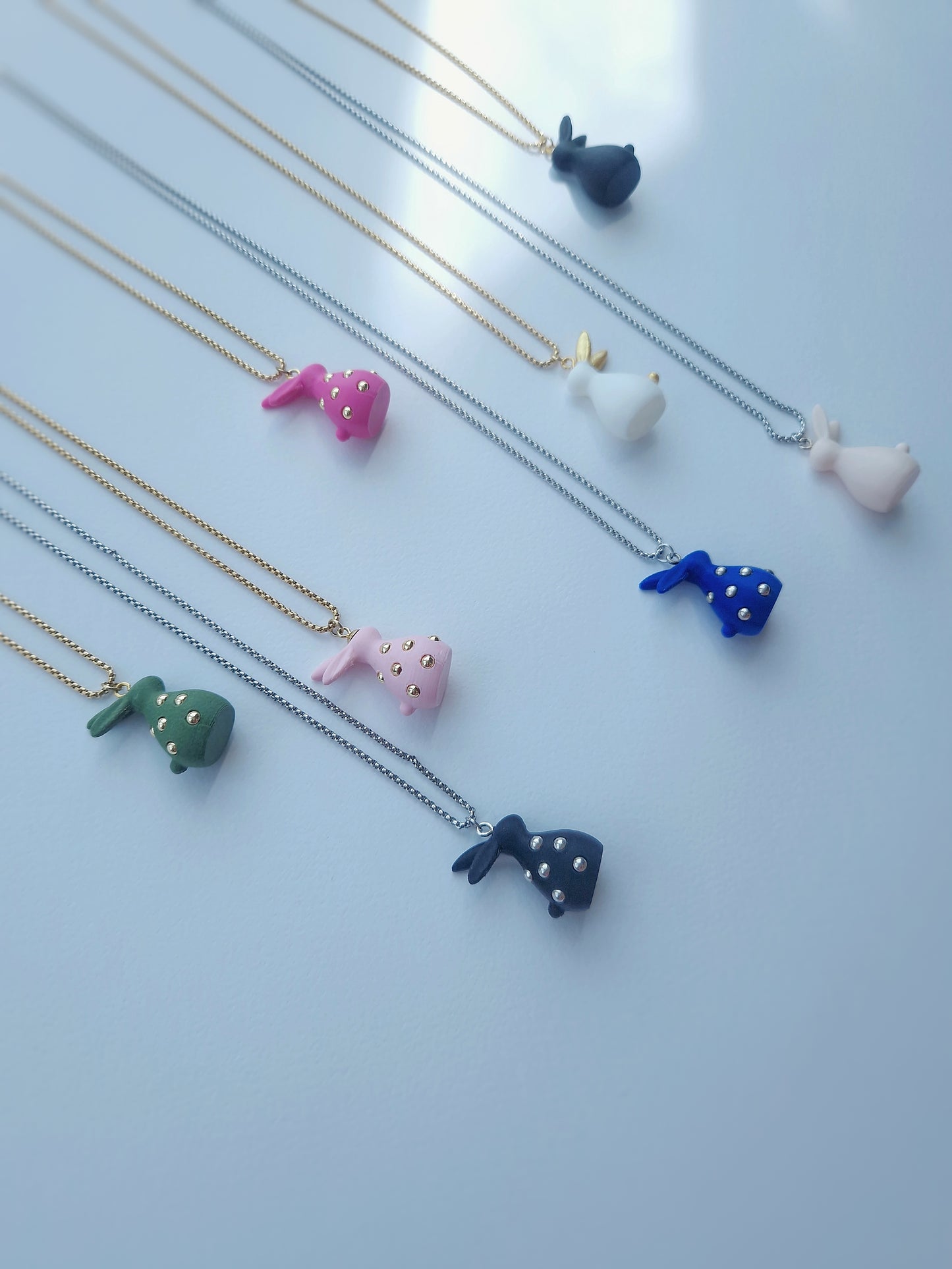 Abstract Bunny Necklace