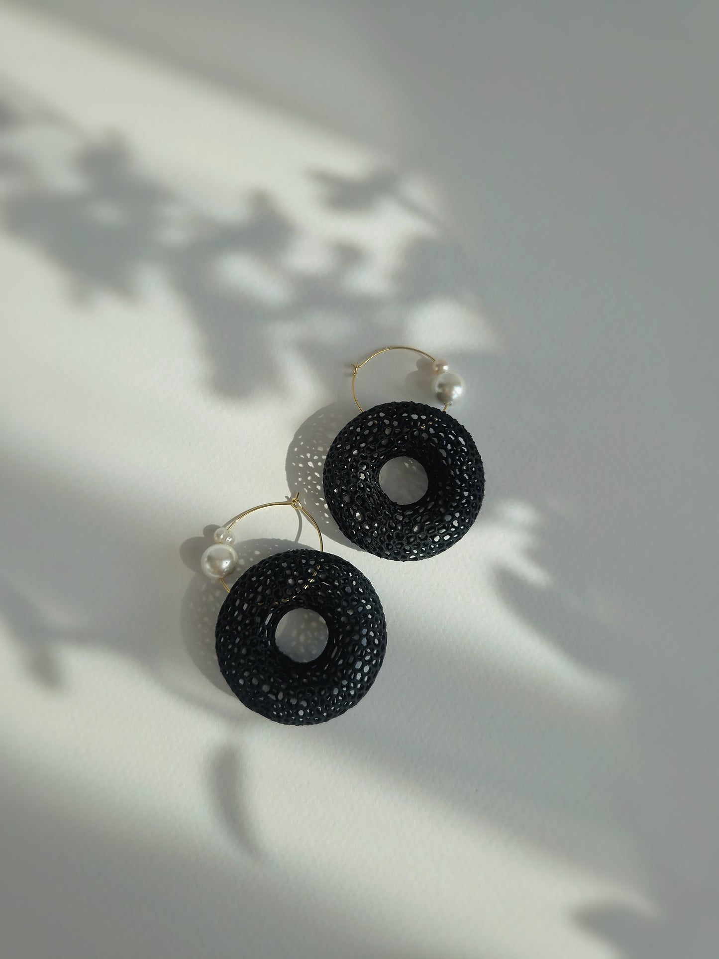 Halo Net Earrings