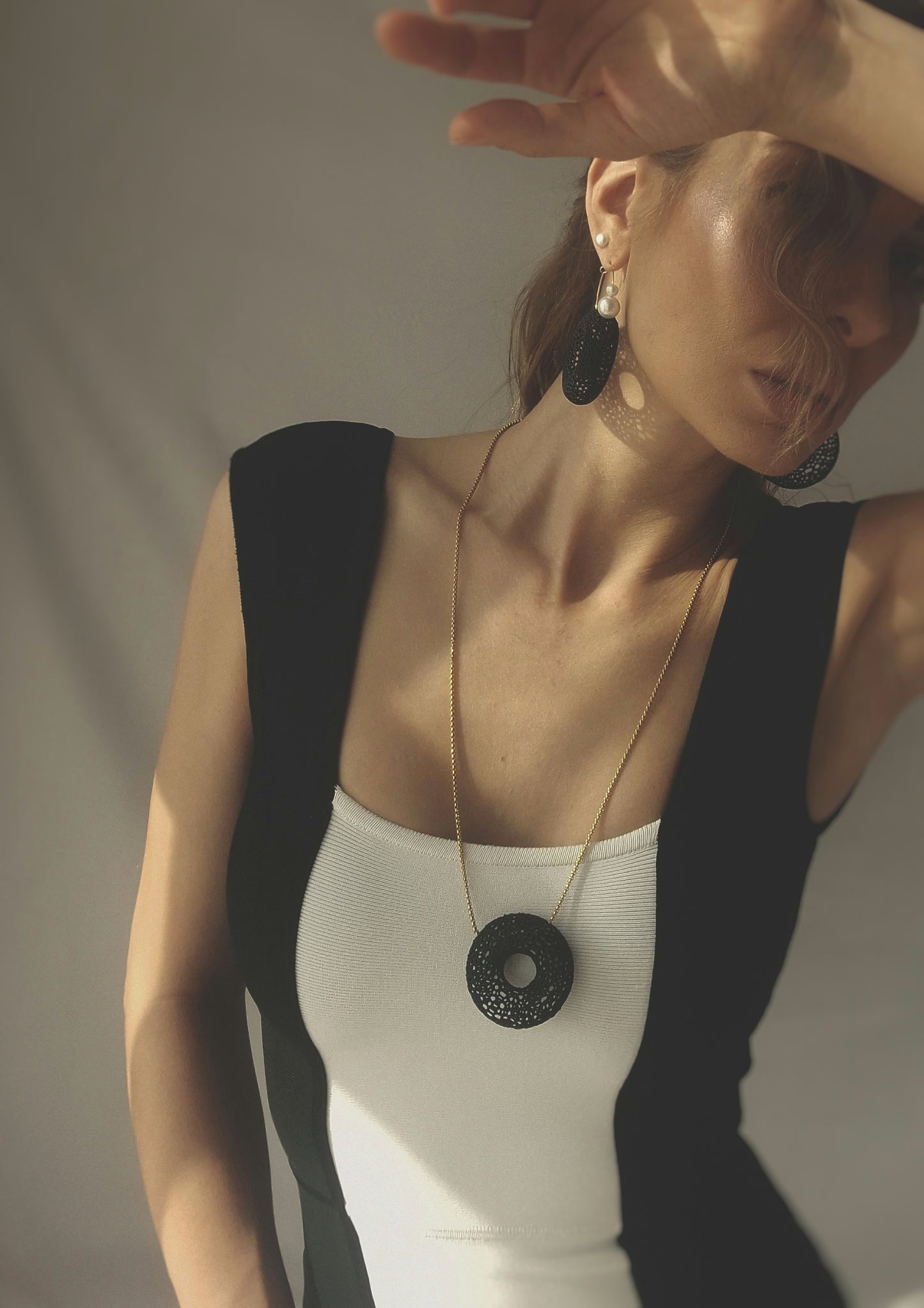 Halo Net Earrings