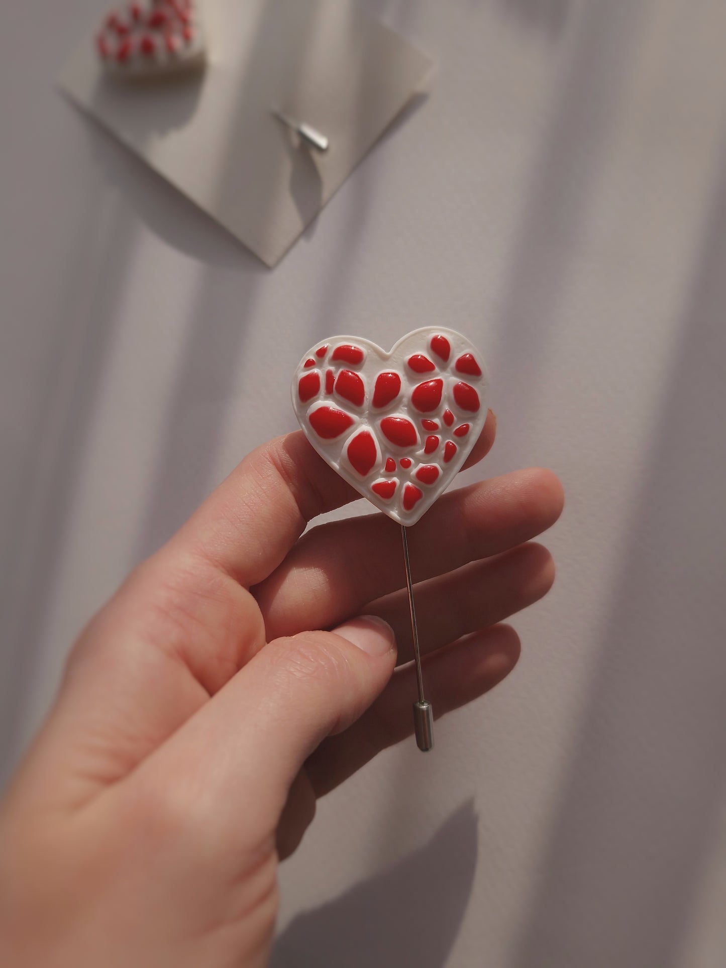 Heart Brooch Lapel pin