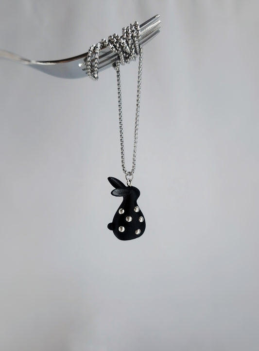 Abstract Bunny Necklace